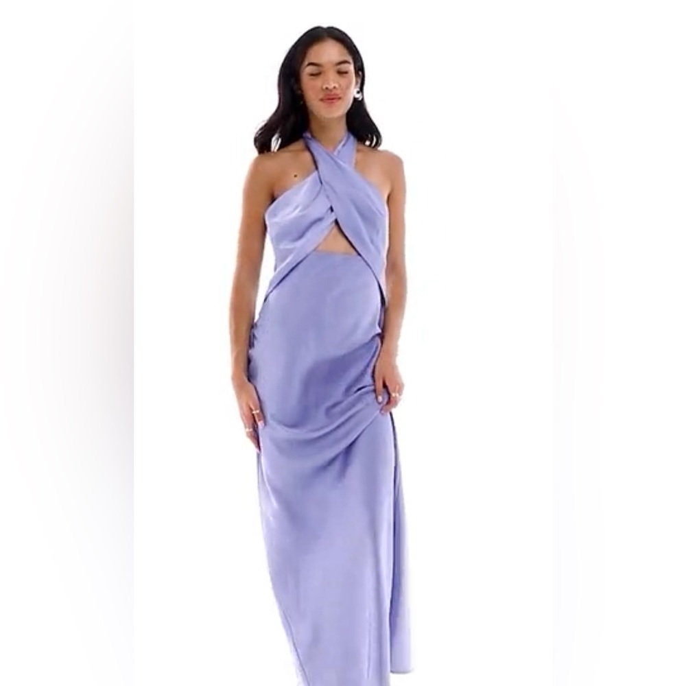 Elegant Lavender Women's Dress